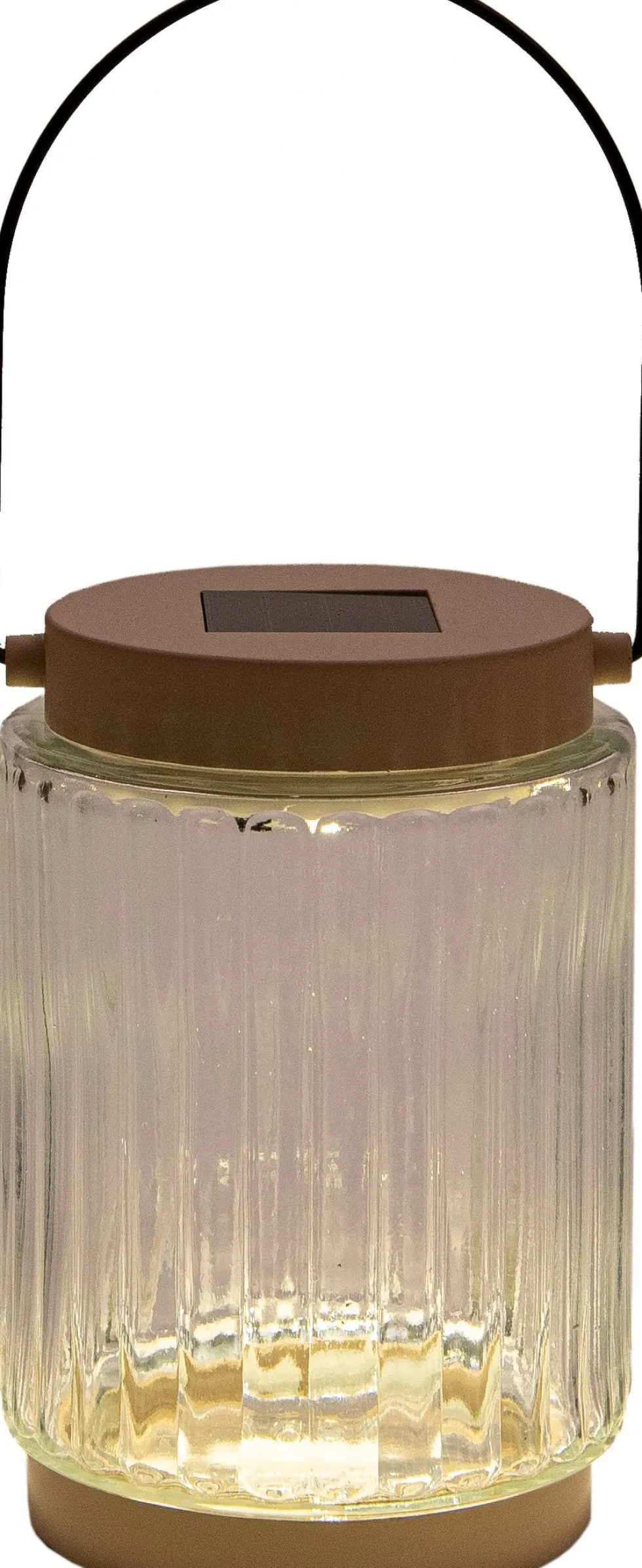 Anna's Collection lantaarn beige D 8 H 12 cm