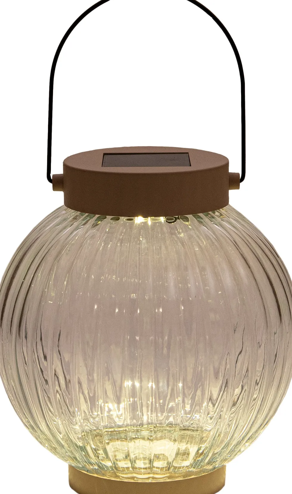 Anna's Collection lantaarn beige D 14 H 15 cm