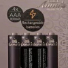 Anna's Collection oplaadbare batterij AAA 4 stuks