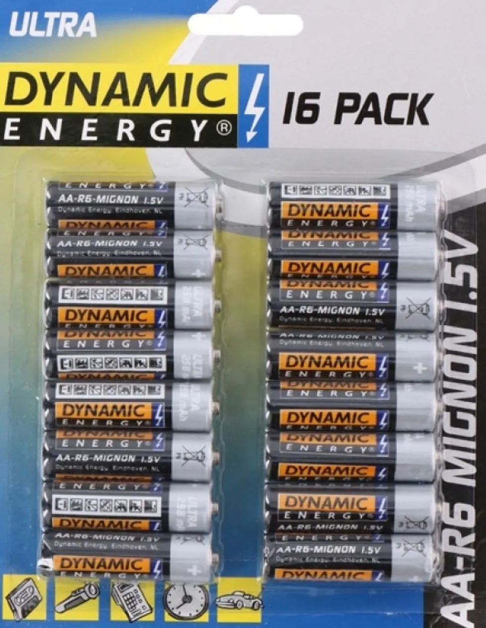 Batterij AA Ultra 16 stuks