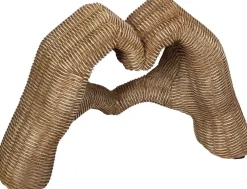 Beeld Dibbe handen naturel 24,5 x 9,5 x 15,2 cm