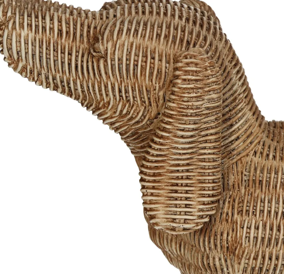 Beeld Dibbe teckel naturel 38,7 x 14 x 24,2 cm
