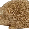 Beeld egel goud 9 x 6 x 4 cm