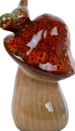 Beeld Forest bruin / rood 6 x 6 x 10 cm