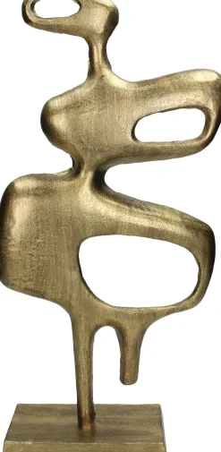 Beeld goud 24 x 10 x 50 cm