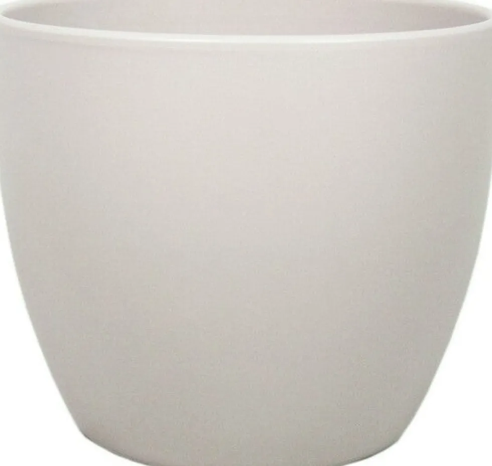 Bela Arte bloempot Boule D 7,5 H 6 cm mat taupe