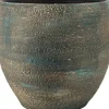 Bela Arte bloempot Madeira blauw / goud D 24 H 24 cm