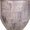 Bela Arte bloempot Madeira goud / grijs D 24 H 24 cm