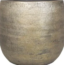 Bela Arte bloempot Mira goud D 16 H 14 cm