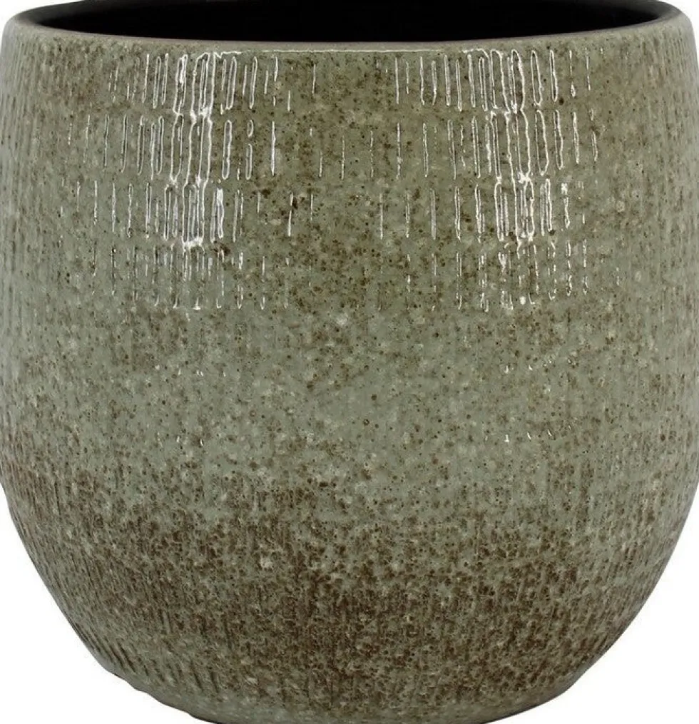 Bela Arte bloempot Olivier groen D 27 H 25 cm