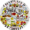 Blond Amsterdam bord City Amsterdam D 12 cm