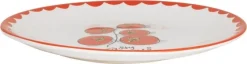 Blond Amsterdam bord Even Bijkletsen tomaten D 22 H 2 cm