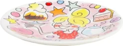 Blond Amsterdam bord Even Bijkletsen girl D 12 H 1 cm