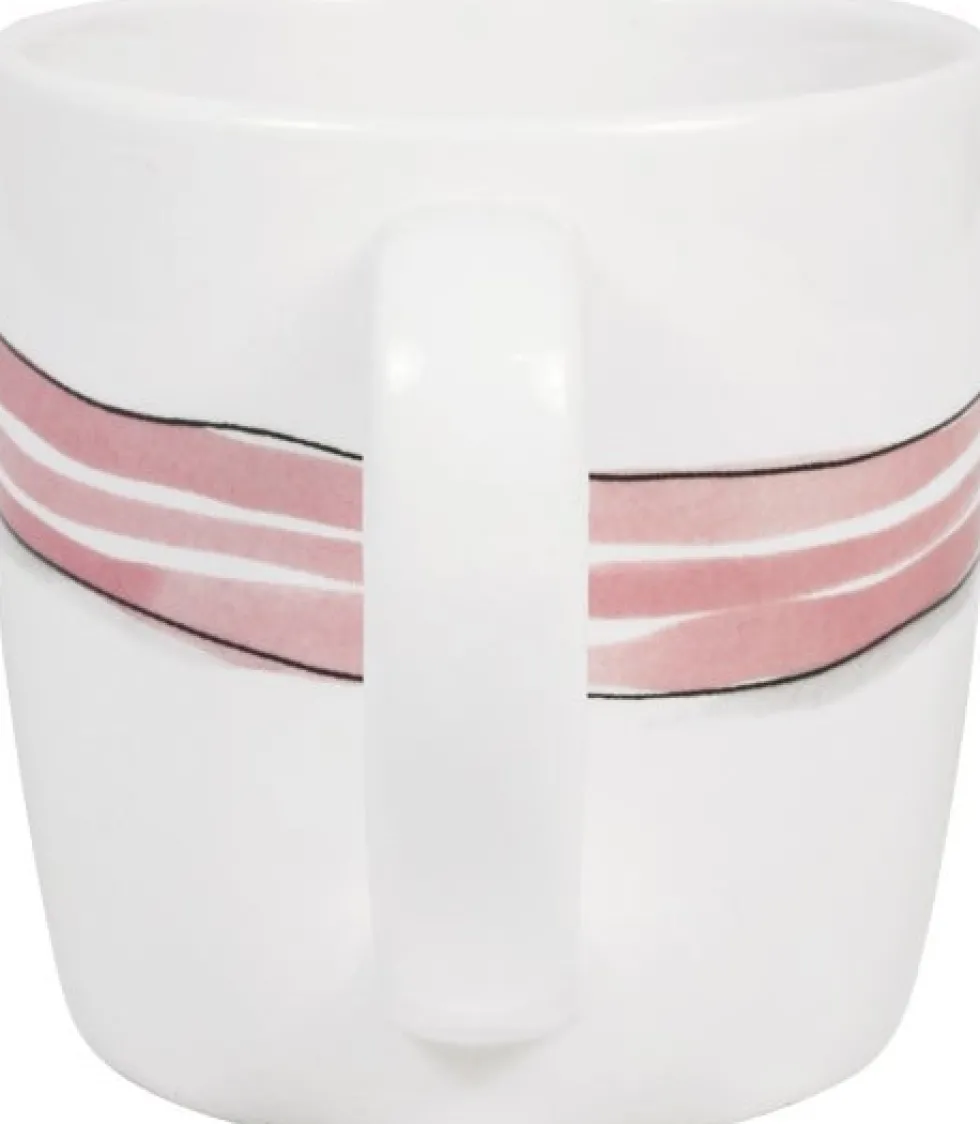 Blond Amsterdam cappucino mok Even Bijkletsen strik roze 500 ml