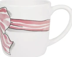 Blond Amsterdam cappucino mok Even Bijkletsen strik roze 500 ml
