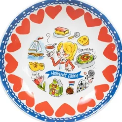 Blond Amsterdam diep bord Hollands Glorie multi D 23 H 5 cm