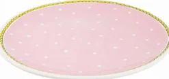 Blond Amsterdam dinerbord Even Bijkletsen stip D 26 cm