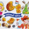 Blond Amsterdam koekblik Hollands Glorie multi 19,5 x 10,4 x 7 cm