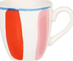 Blond Amsterdam mini mok Even Bijkletsen roze / rood 200 ml