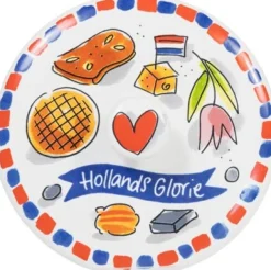 Blond Amsterdam opbergpot Hollands Glorie multi D 12,5 H 18,5 cm
