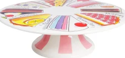 Blond Amsterdam taartplateau Even Bijkletsen cake D 33 H 9 cm