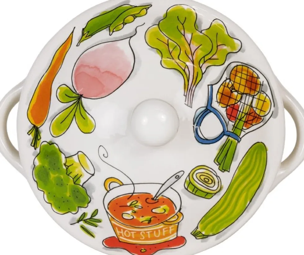 Blond Amsterdam terrine Even Bijkletsen D 22 H 18 cm