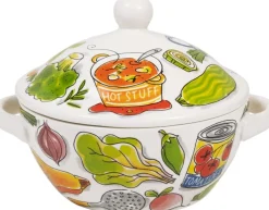 Blond Amsterdam terrine Even Bijkletsen D 22 H 18 cm