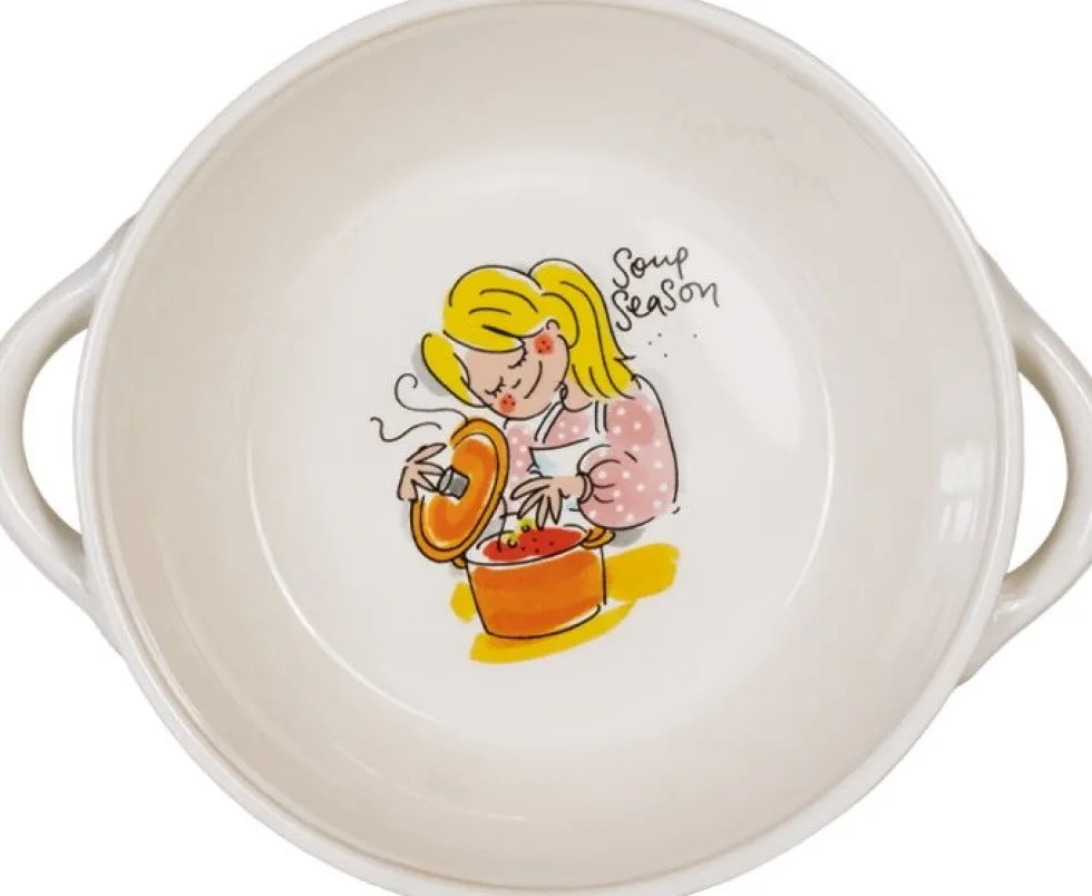 Blond Amsterdam terrine Even Bijkletsen D 22 H 18 cm