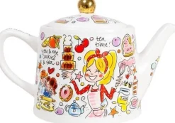 Blond Amsterdam theepot Even Bijkletsen you and me 1,5 L