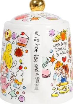 Blond Amsterdam theepot Even Bijkletsen you and me 1,5 L