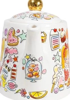 Blond Amsterdam theepot Even Bijkletsen you and me 1,5 L