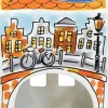 Blond Amsterdam waxinelichthouder lighthouse Hollands Glorie multi