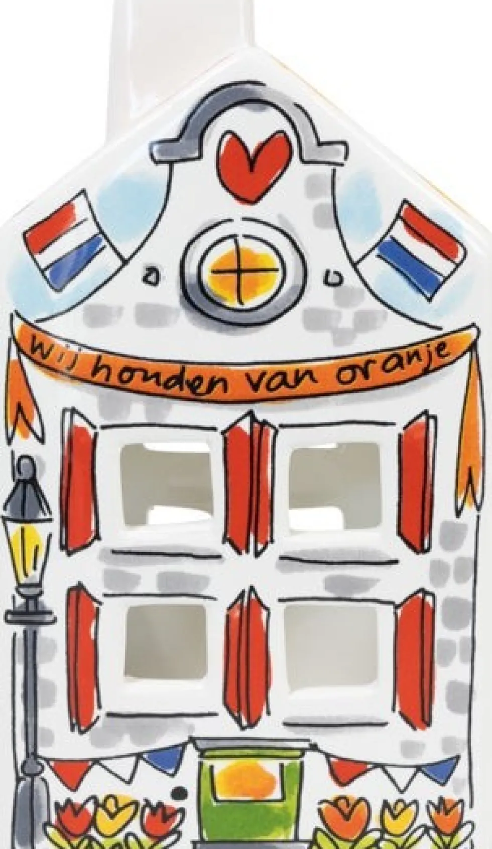 Blond Amsterdam waxinelichthouder lighthouse Hollands Glorie multi