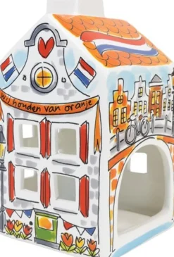Blond Amsterdam waxinelichthouder lighthouse Hollands Glorie multi