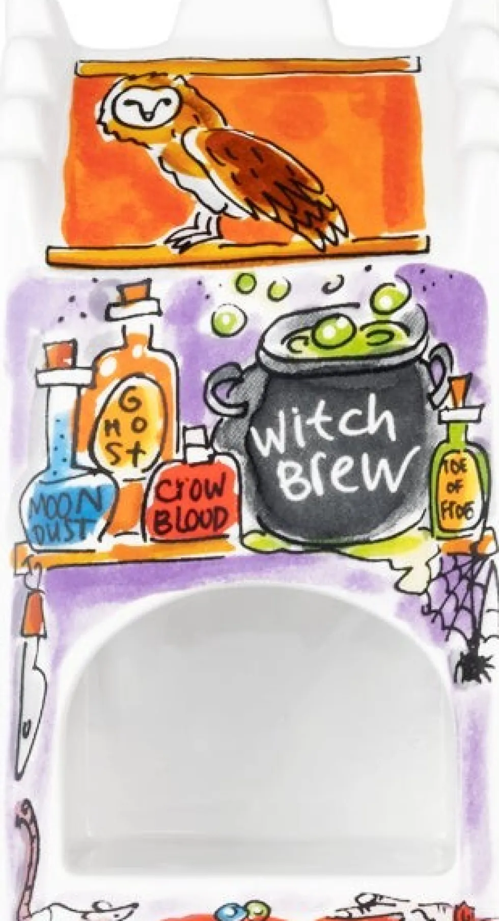 Blond Amsterdam waxinelichthouder Halloween paars 8 x 8 x 15 cm
