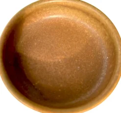 Boles d'olor decoratieschaal Amber Stoneblokjes bruin D 8,9 H 2,6 cm