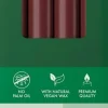 Bolsius dinerkaars Essentials bordeaux 8 uur D 2 H 23 cm 8 stuks