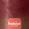 Bolsius dinerkaars Sunset rood / koper 60 uur D 6,8 H 13 cm