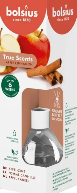 Bolsius geurstokjes True Scents Apple Cinnamon 60 ml