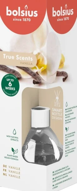 Bolsius geurstokjes True Scents Vanilla 60 ml
