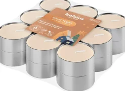 Bolsius geurtheelicht True Glow Silent Night beige 4 uur 18 stuks D 4 H 1,5 cm