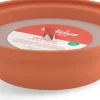 Bolsius kaars in pot Deco lights terracotta D 22,7 H 6,5 cm