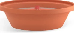 Bolsius kaars in pot Deco lights terracotta D 22,7 H 6,5 cm