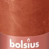 Bolsius stompkaars Rustiek Shine oranje 60 uur D 6,8 H 13 cm