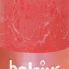 Bolsius stompkaars Rustiek Shine roze 30 uur D 5 H 10 cm