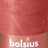 Bolsius stompkaars Rustiek Shine roze 60 uur D 6,8 H 13 cm
