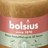 Bolsius stompkaars Rustiek Shine bruin 35 uur D 6,8 H 8 cm