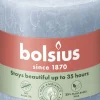 Bolsius stompkaars Shine blauw 35 uur D 6,8 x H 8 cm