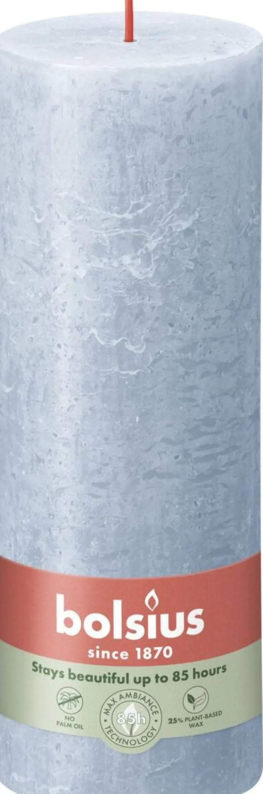 Bolsius stompkaars Shine blauw 85 uur D 6,8 x H 19 cm