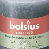 Bolsius stompkaars Shine blauw / grijs 35 uur D 6,8 x H 8 cm